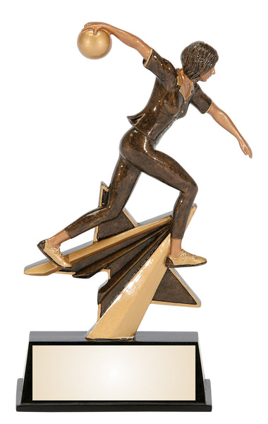 Bowling Star Power Resin Figure Award