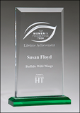 Apex Series Award with Green Highlights and Dark Green Base