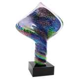 13" Diamond Twist Art Glass Award
