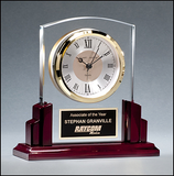 Glass Award with Rosewood Piano-Finish Base