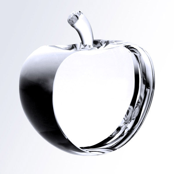 Crystal Apple with Flat Front