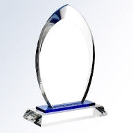 Blue Flare with Crystal Base