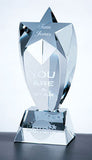 Rising Star Award with Clear Slant Base