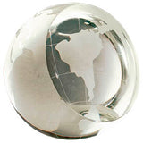 4" Crystal Globe Paperweight