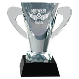 Crystal Cup on Black Pedestal Base