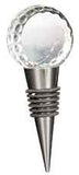 4" Crystal Golf Ball Wine Stopper