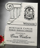 Chiseled Column Plaque