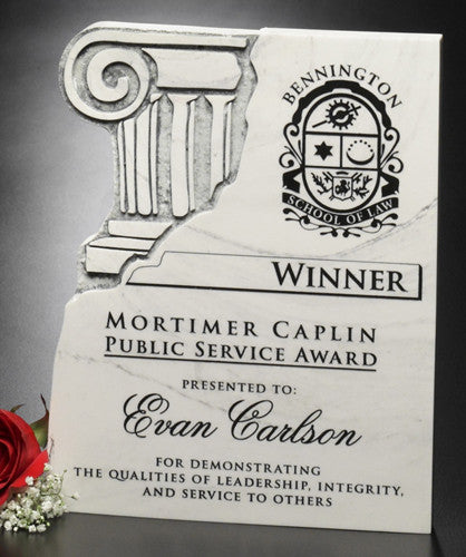 Chiseled Column Plaque