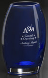 Cobalt Oval Vase