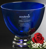 Cobalt Pedestal Bowl