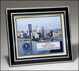Aluminum frame with white sublimatable plate