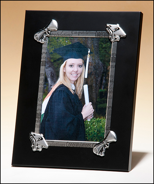 Congratulations metal photo frame for graduation