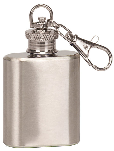 Laserable Stainless Steel Flask Key Chain