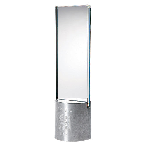 Vision Award rectangle with aluminum base