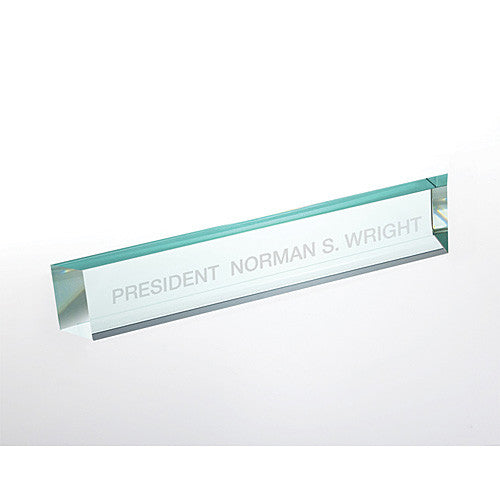 Slant Beveled Nameplate