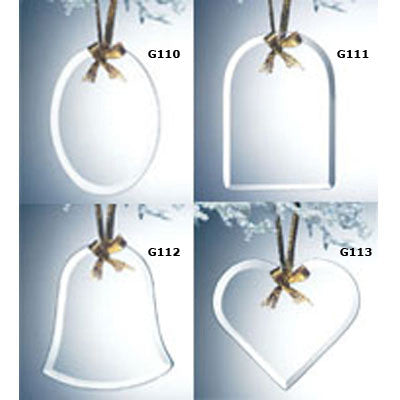 Beveled Jade Ornament