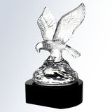 Soaring Eagle with black crystal base
