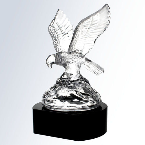 Soaring Eagle with black crystal base