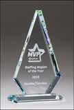 Diamond Glass Award with Prism-Effect Top