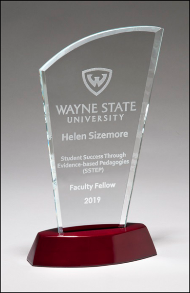 Sail Series Clear Glass Award