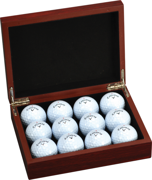 Rosewood Golf Ball Gift Box