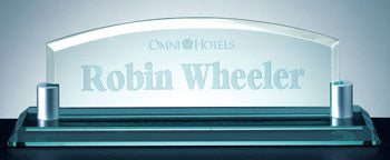 Nameplate with Aluminum Holder