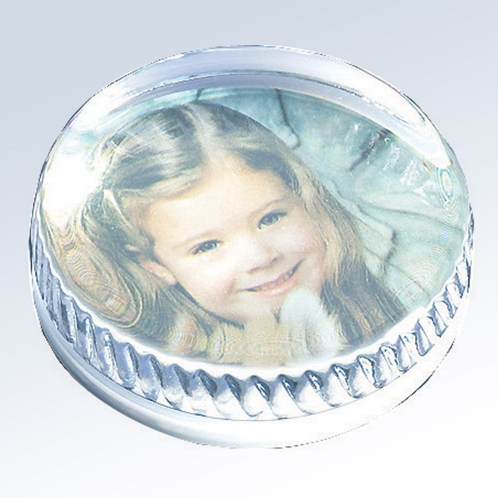 Round Photo Paperweight – Academy Engraving