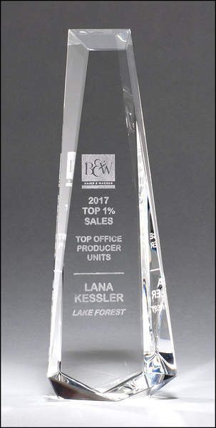Large and Impressive Crystal Obelisk