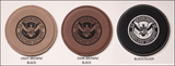 Laser Leather Individual Round Coaster