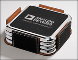 Leather Individual Square Coasters with Silver Frame