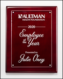 Rosewood High Gloss Plaque with Acrylic Engraving Plate
