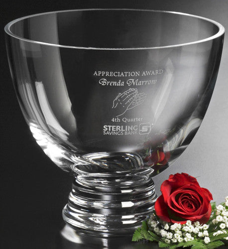 Clear Pedestal Bowl