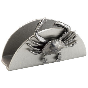Pewter Crab Business Card Holder
