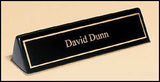Black Piano finish nameplate