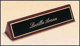 Rosewood Piano Finish nameplate