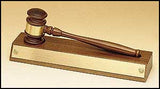 American Walnut Base with Removable Gavel