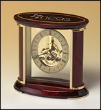 Rosewood Piano Finish Skeleton clock
