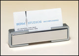Silver plated business card holder