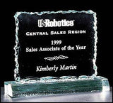 Crushed Ice Series Acrylic Award on acrylic base