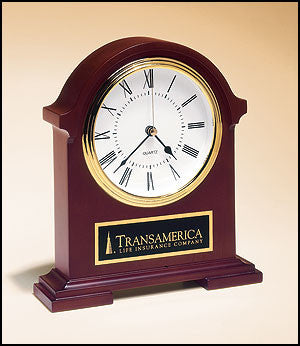 Rosewood Piano Finish Napoleon Clock