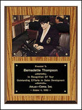 American Walnut Vertical Photo Plaque