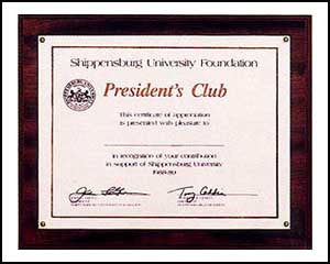 American Walnut Dark Photo/Certificate Plaque