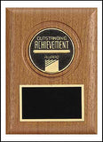 American Walnut Plaque with CAM Medallion small