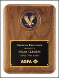 American Walnut Eagle Medallion Plaque