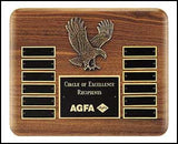 American Walnut Eagle Perpetual Plaque