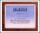American Walnut Photo/Certificate Plaque small