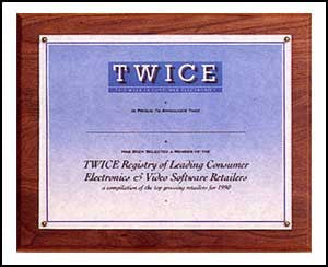 American Walnut Photo/Certificate Plaque small