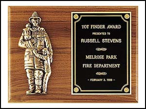 Firematic with children Award Plaque