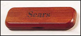 Hinged pen box rosewood finish