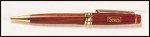 Rosewood finish wooden pen